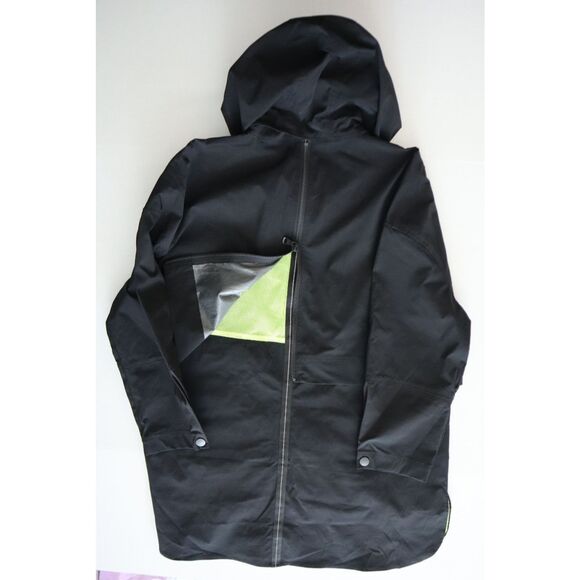 My Anorak 50838SN Women's Sz L Black 2-Way Zip Front Hooded Trails Jacket - Picture 10 of 11